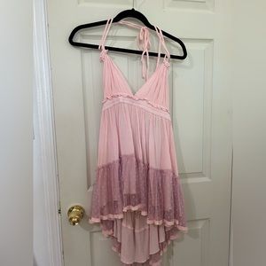 Light pink flowy dress